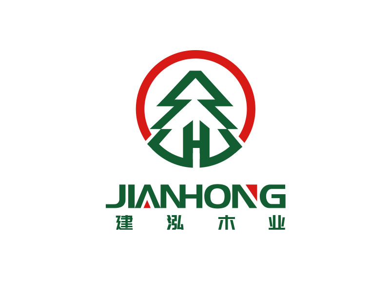 朱紅娟的太倉(cāng)市建泓木業(yè)有限公司logo設(shè)計(jì)