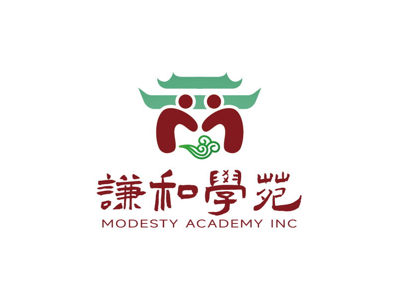 張俊的謙和學苑 Modesty Academy Inclogo設計