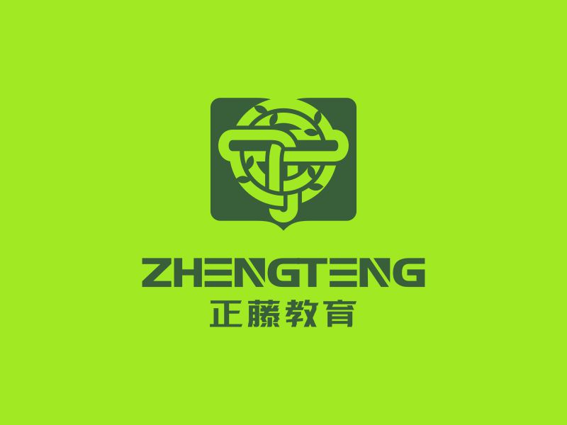 何嘉健的正藤教育logo設計