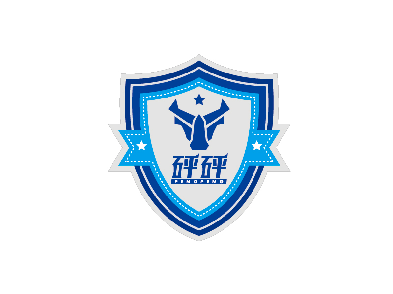 劉青松的以砰砰商標元素為基礎(chǔ),設(shè)計一個徽章LOGOlogo設(shè)計